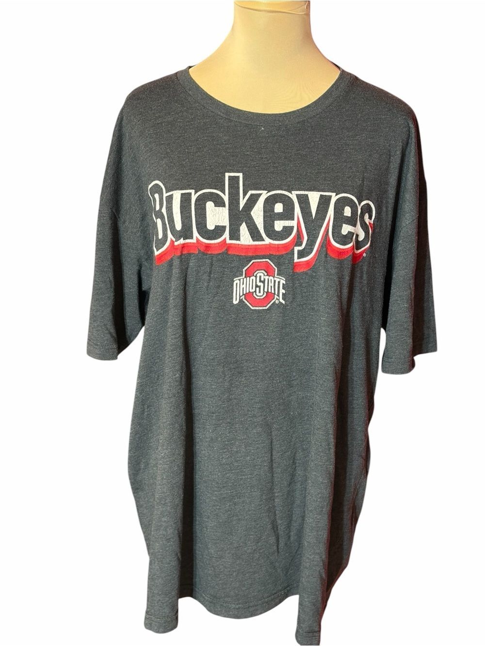 Ohio State Buckeyes Gray Graphic T-Shirt XXL NCAA College Football Tee